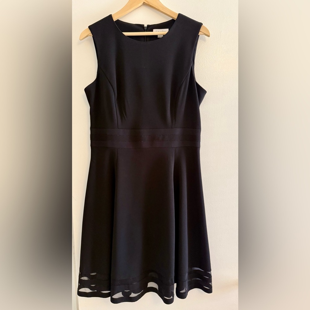Calvin Klein Classic Black Sleeveless Dress